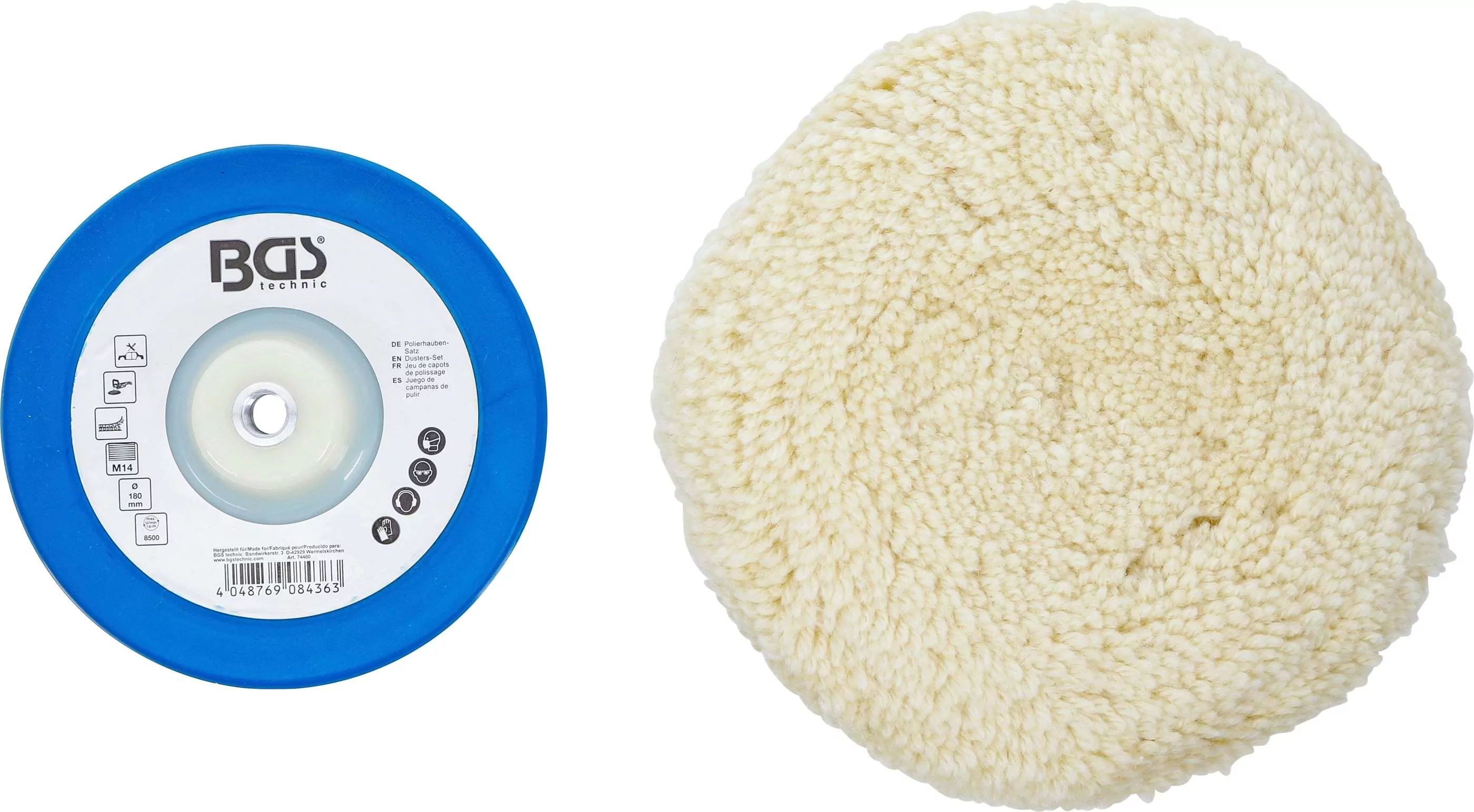 Polierhauben-Satz | Ø 180 mm | 2-tlg.