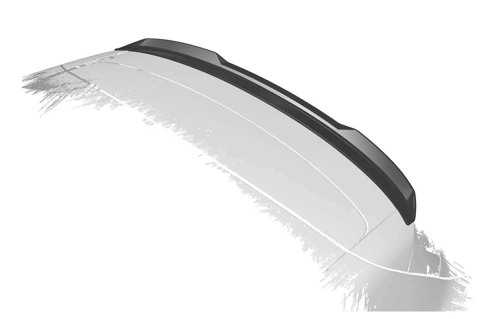 Heckflügel mit ABE für Renault Clio 5 HF812 Strukturiert (schwarz matt)