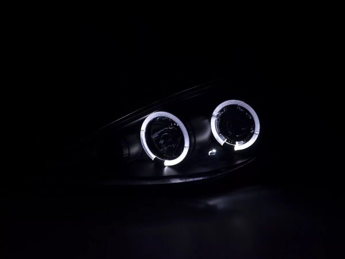 Scheinwerfer Set Peugeot 307 Bj. 01-06 schwarz