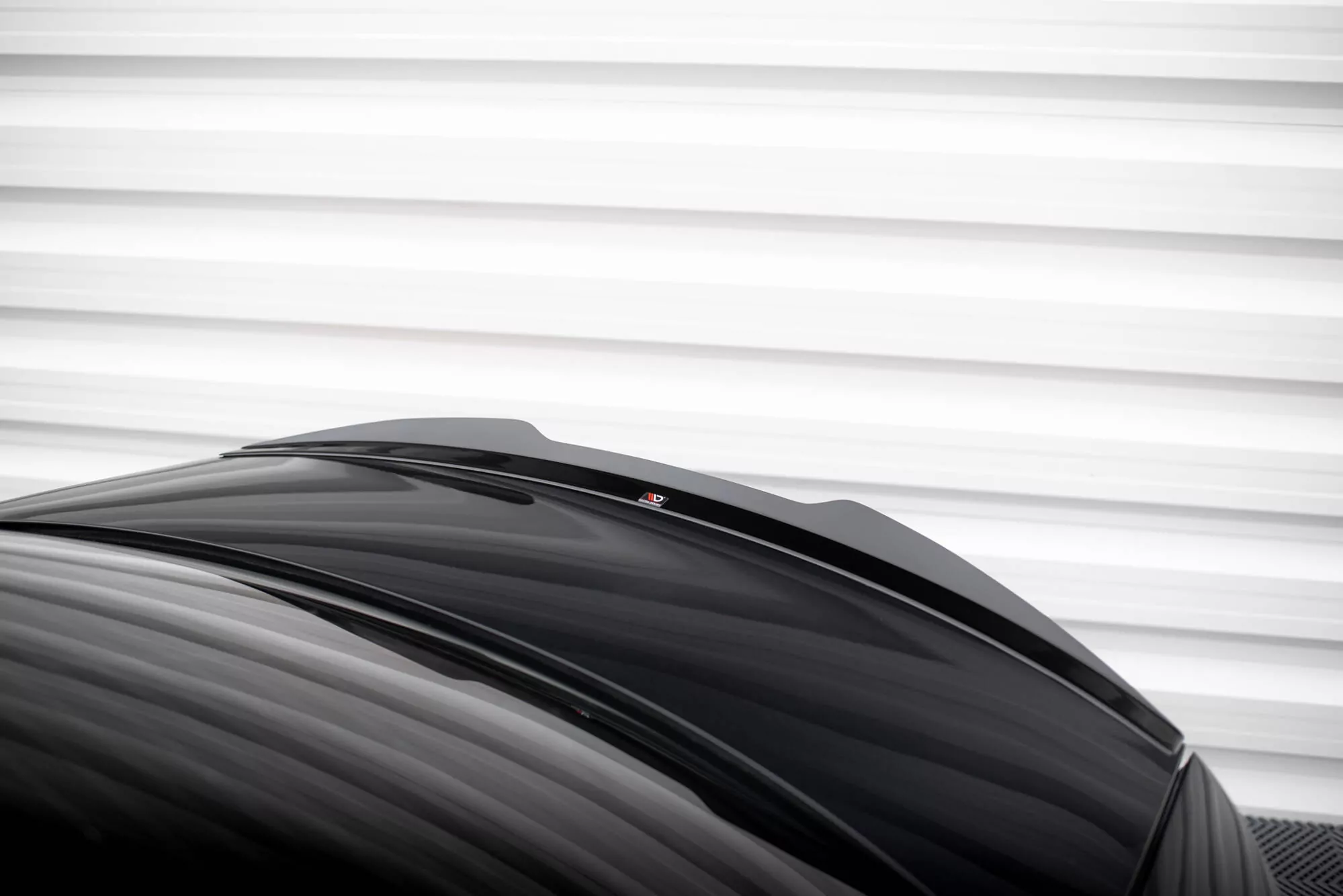 Spoiler CAP Passend Für Passend Für Audi S4 B8 FL Schwarz Hochglanz Schwarz Hochglanz