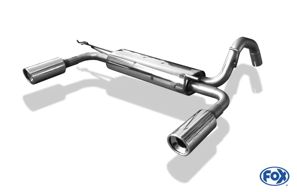 Toyota Yaris XP9F  Endschalldämpfer quer Ausgang rechts/links - 1x90 Typ 17 rechts/links