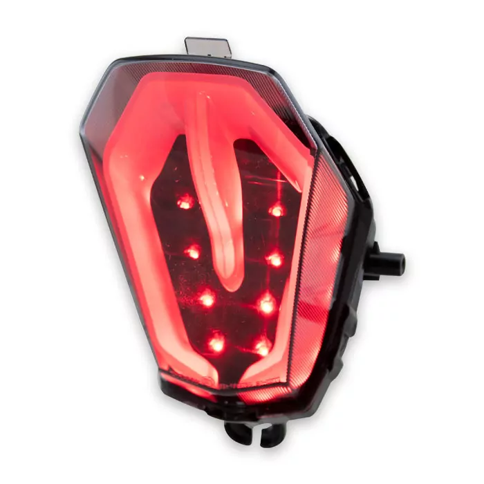 Led-rücklicht Suzuki Gsx-r1000/r, 17-18, Getönt, Reflektor Schwarz, E-geprüft