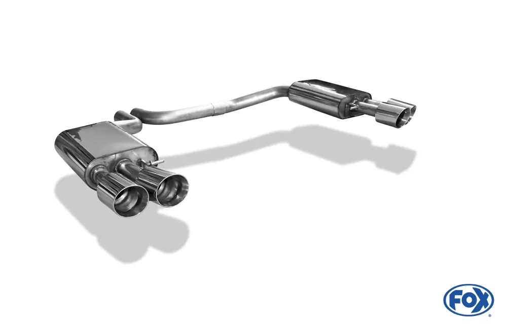 Audi S8 Typ 4H  Endschalldämpfer rechts/links zweiflutig - 2x100 Typ 25 rechts/links