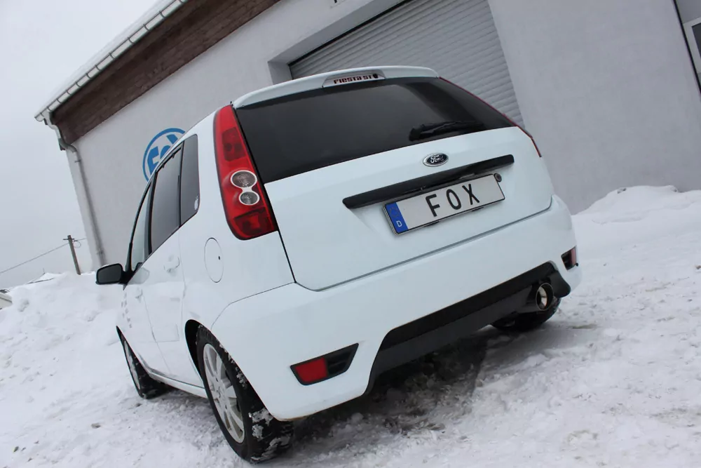 Ford Fiesta VI  Endschalldämpfer inkl. Verbindungsrohr zum Kat - 1x90 Typ 14