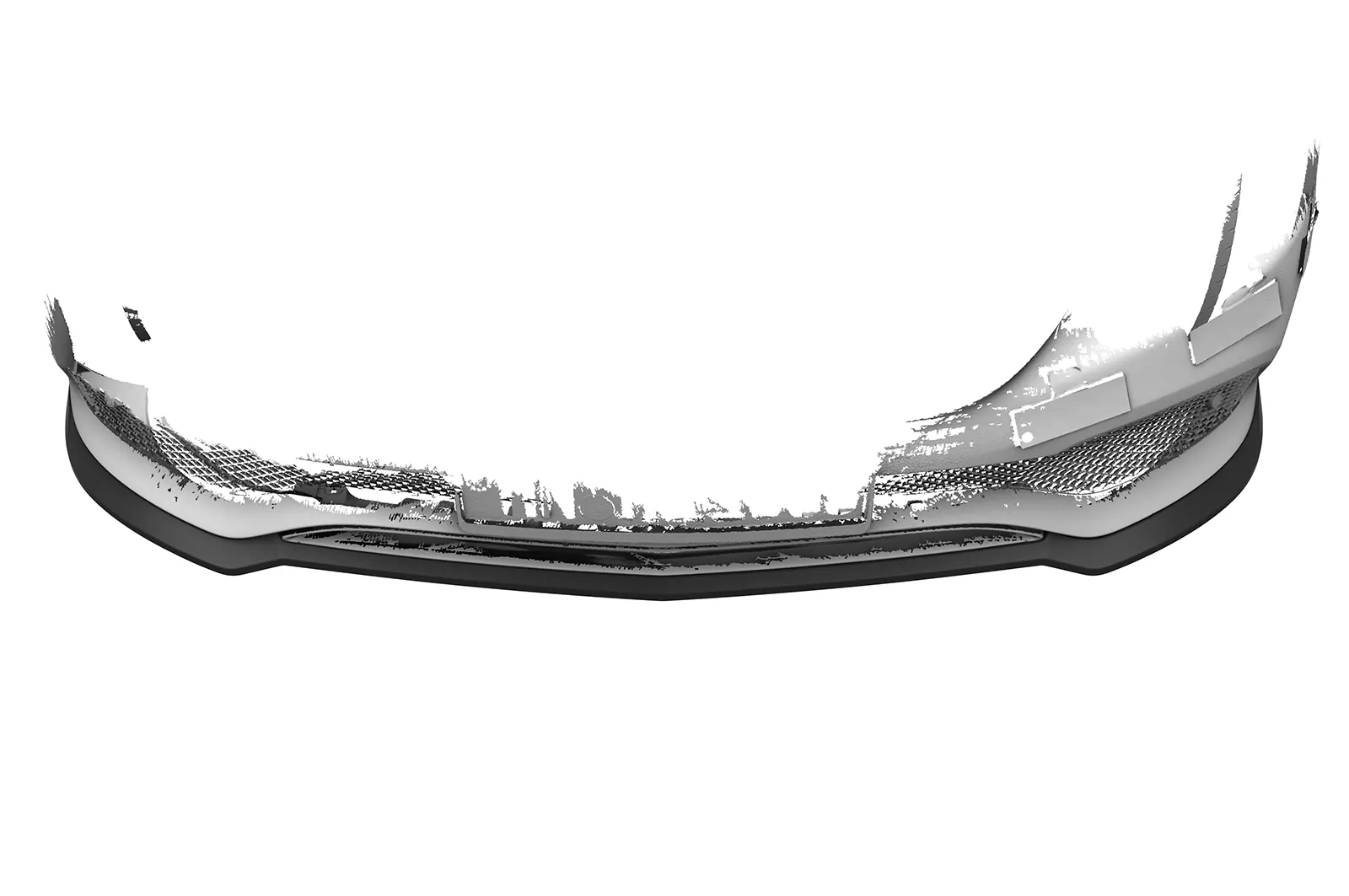 Cup-Spoilerlippe mit ABE für Mercedes-Benz E-Klasse W213 / S213 Limousine und T-Modell CSL827 Schwarz Strukturiert