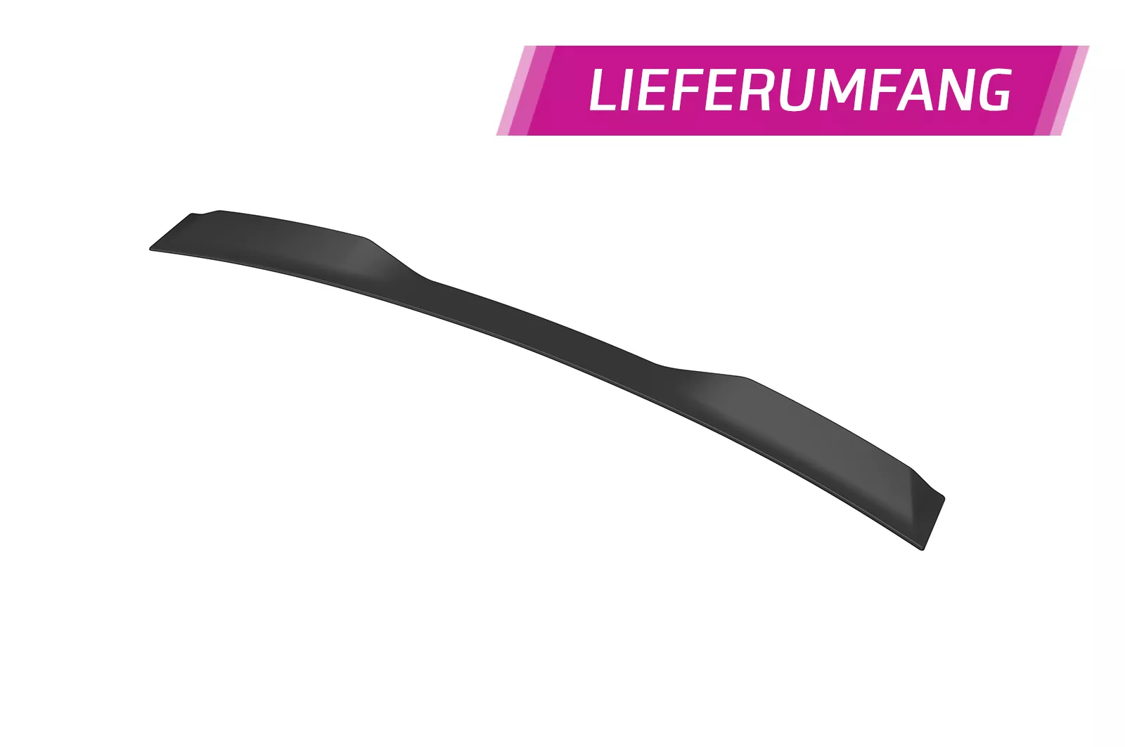 Heckscheibenblende für BMW 7er / i7 G70 Limousine HSB121 Schwarz Strukturiert