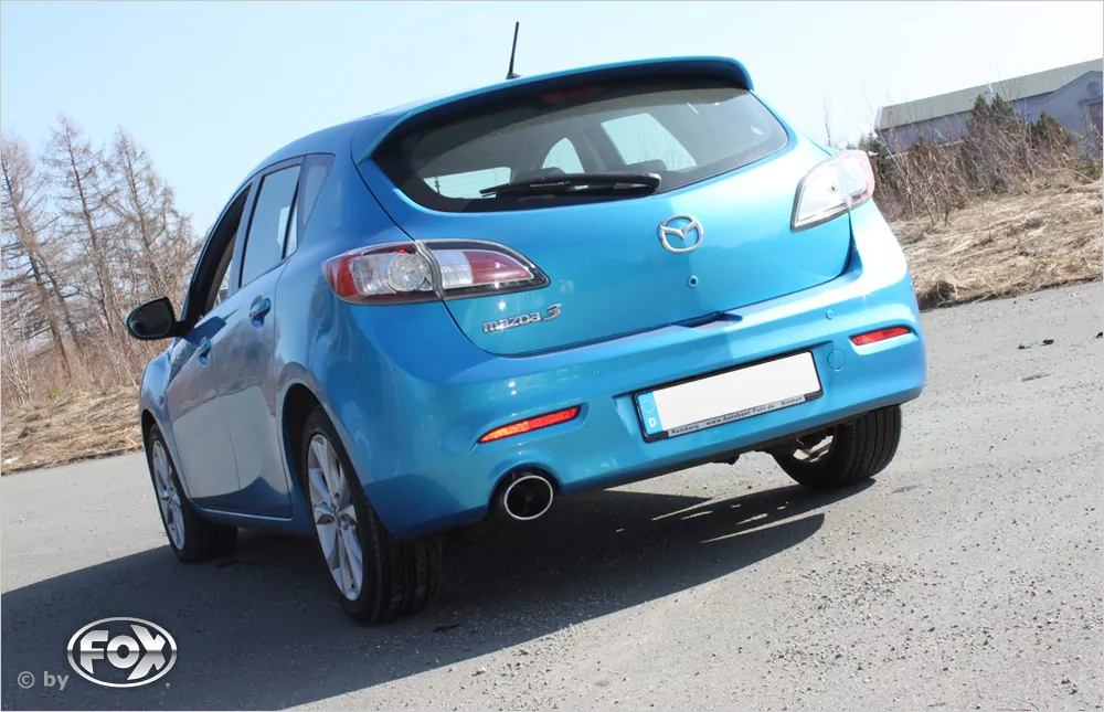 Mazda 3 BL - Diesel  Endschalldämpfer - 129x106 Typ 32