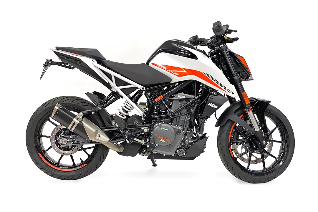 alpha Technik Kennzeichenhalter für KTM 390 Duke, Typ KTM IS DUKE, ab Modelljahr 2017 -