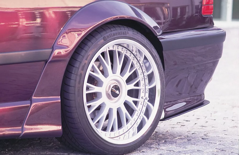 Rieger Radlauf Breitbau II für BMW 3er E36 - Coupé   carbon optik