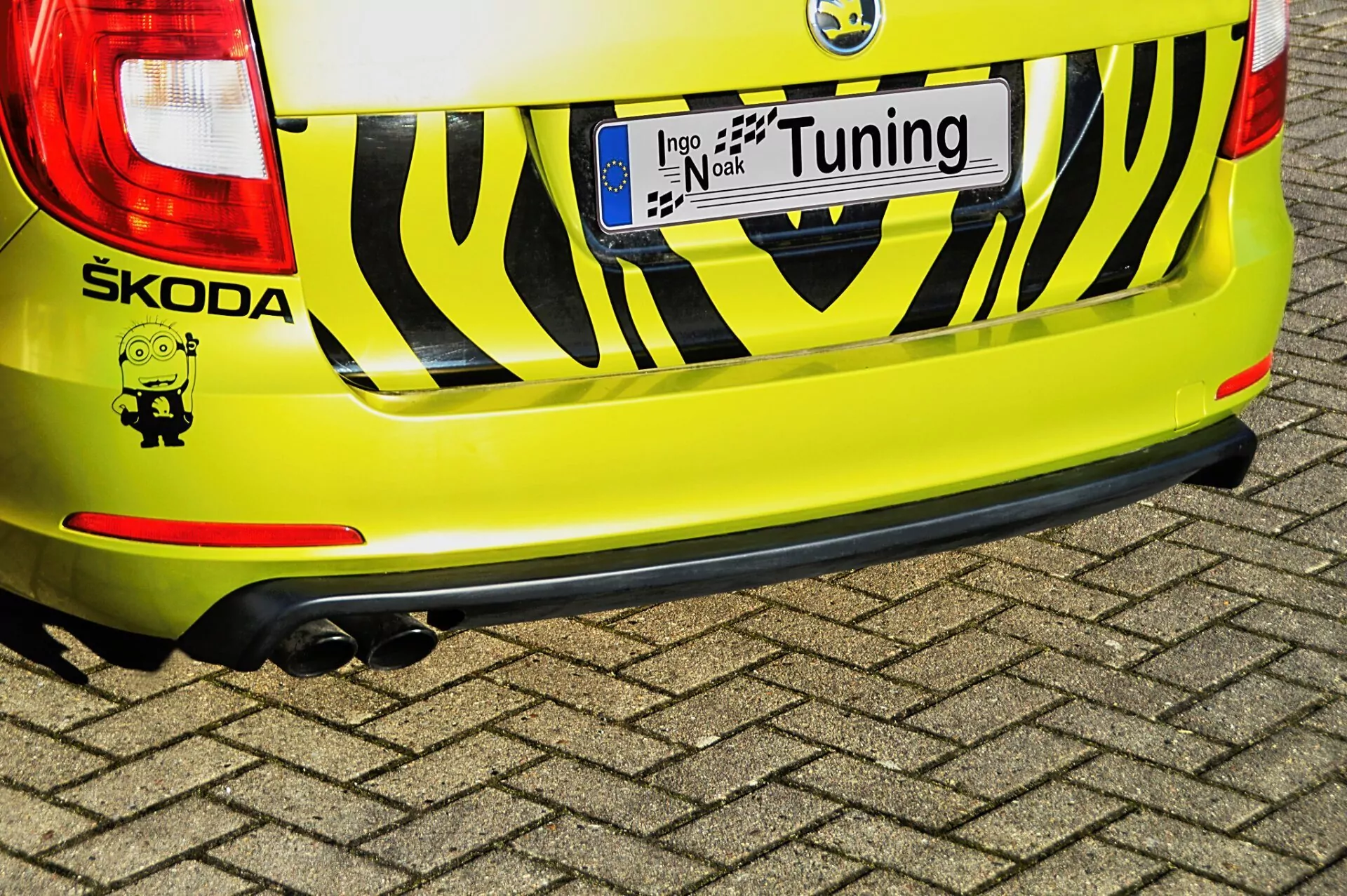 Heckschürzenansatz für Skoda Superb 3T