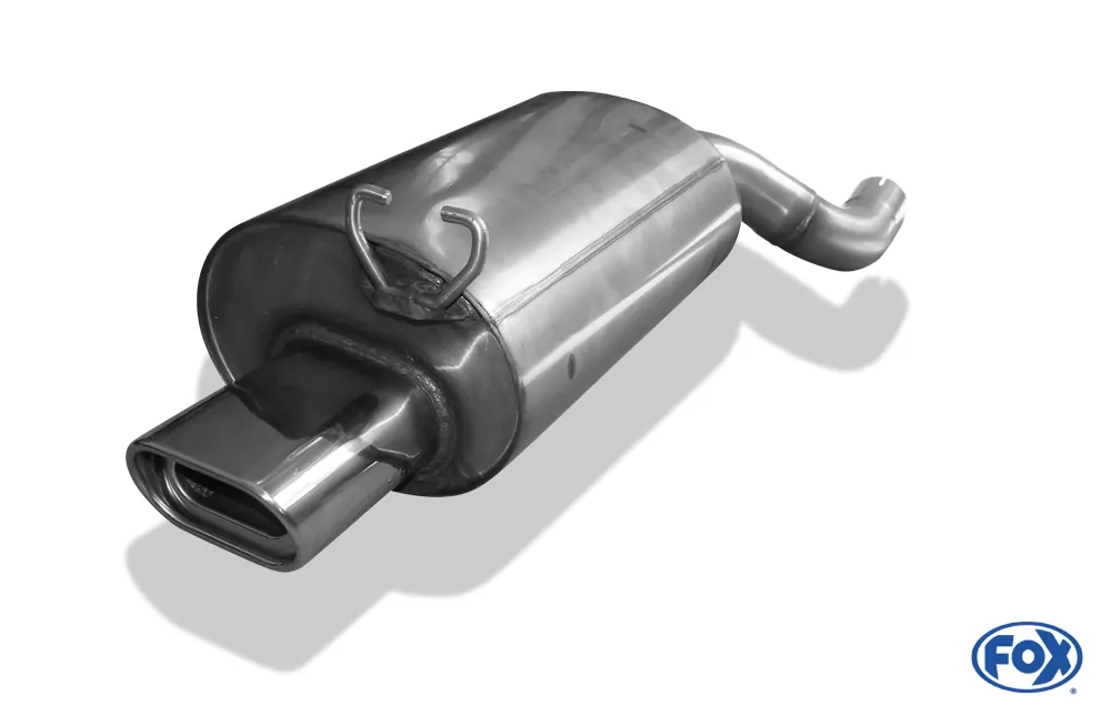 Mercedes SL Typ R129  Endschalldämpfer Ø70mm - 135x80 Typ 53 - Nur für Modelle mit serienmäßiger Steckverbindung! (kein Flansch!)