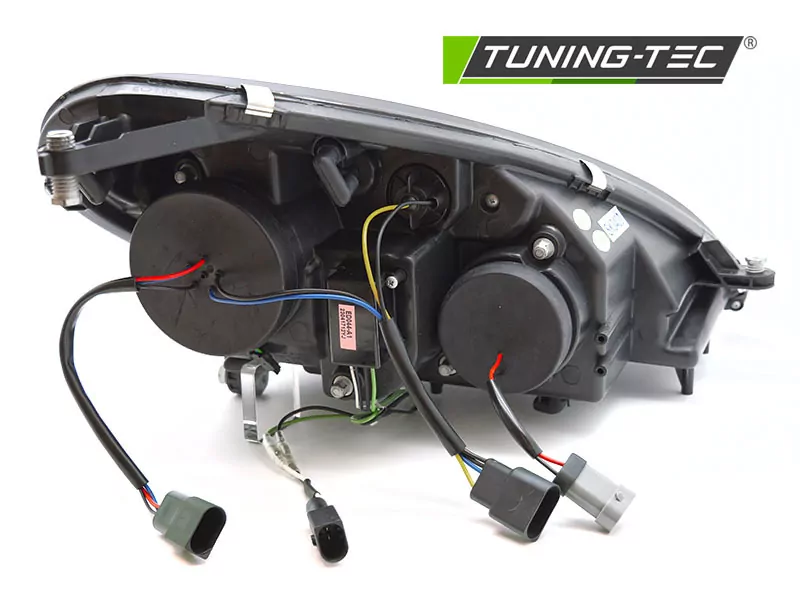 Xenon Headlights Daylight Chrome Fits Mercedes R171 Slk 04-11