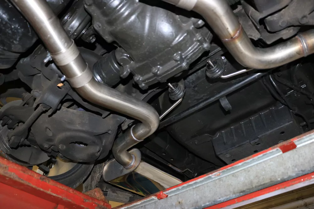 Ford Mustang Coupe & Cabrio - 4-Zylinder  Endschalldämpfer rechts/links - 1x100 Typ 25 rechts/links