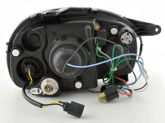 Scheinwerfer Set Daylight LED TFL-Optik Opel Corsa B Bj. 94-00 schwarz