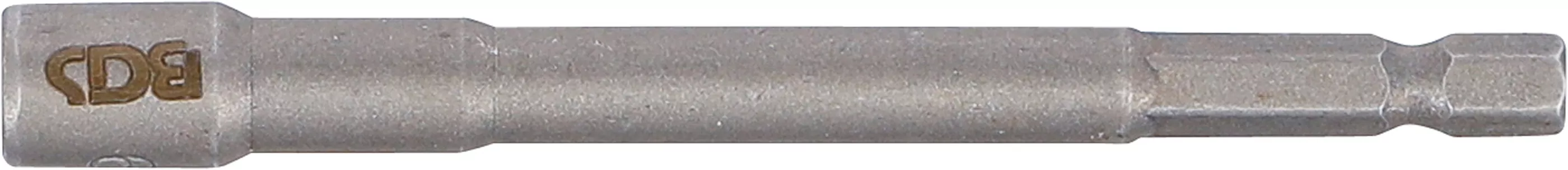 Steckschlüssel-Einsatz Sechskant, extra lang | für Bohrmaschinen | Antrieb Außensechskant 6,3 mm (1/4") | SW 6 mm