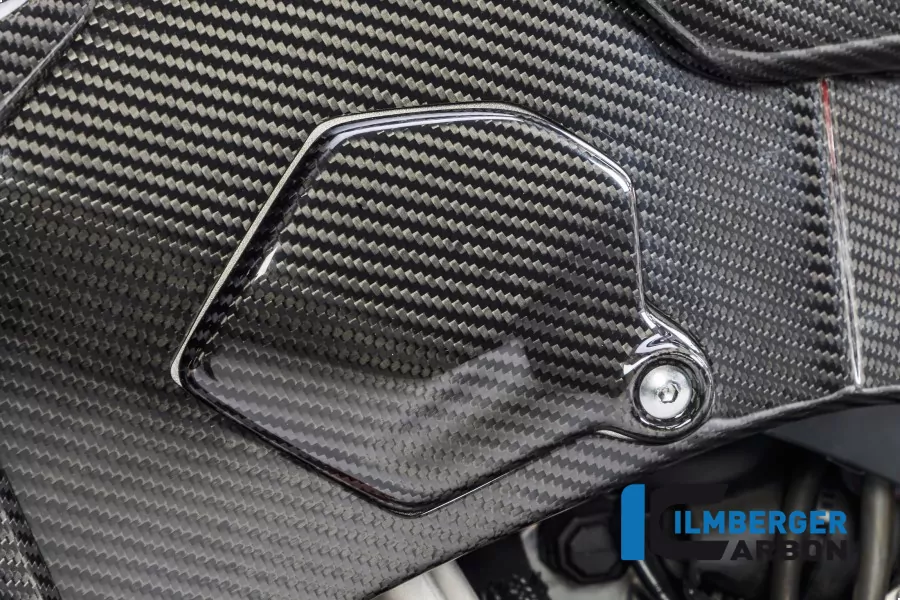 Ilmberger Carbon Abdeckung am Rahmen links Carbon