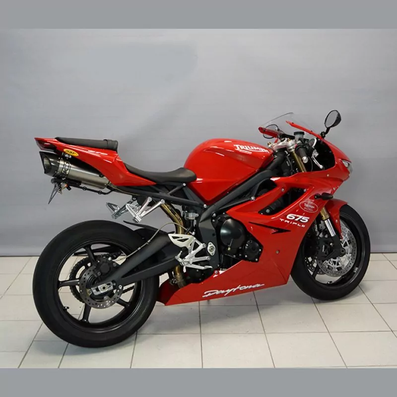 Bodis Q1-S Endschalldämpfer Triumph Daytona 675 2006-2012
