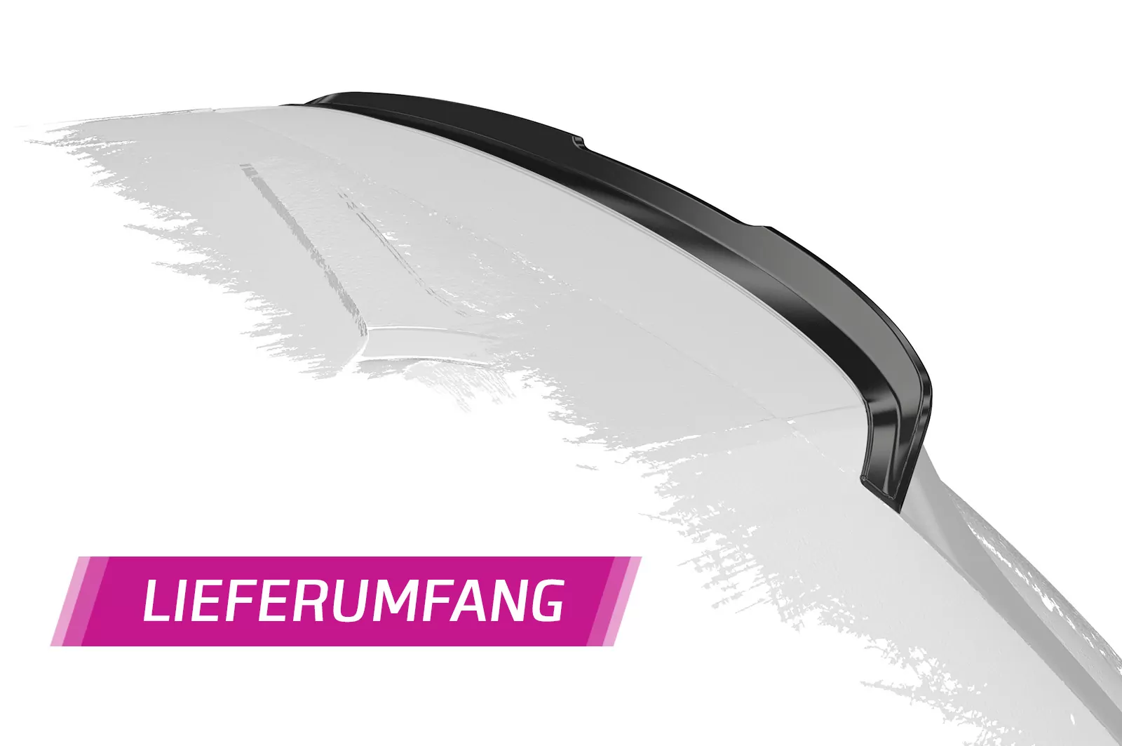 Heckflügel mit ABE für VW Golf 7 Basis HF795-M Carbon Look (matt)