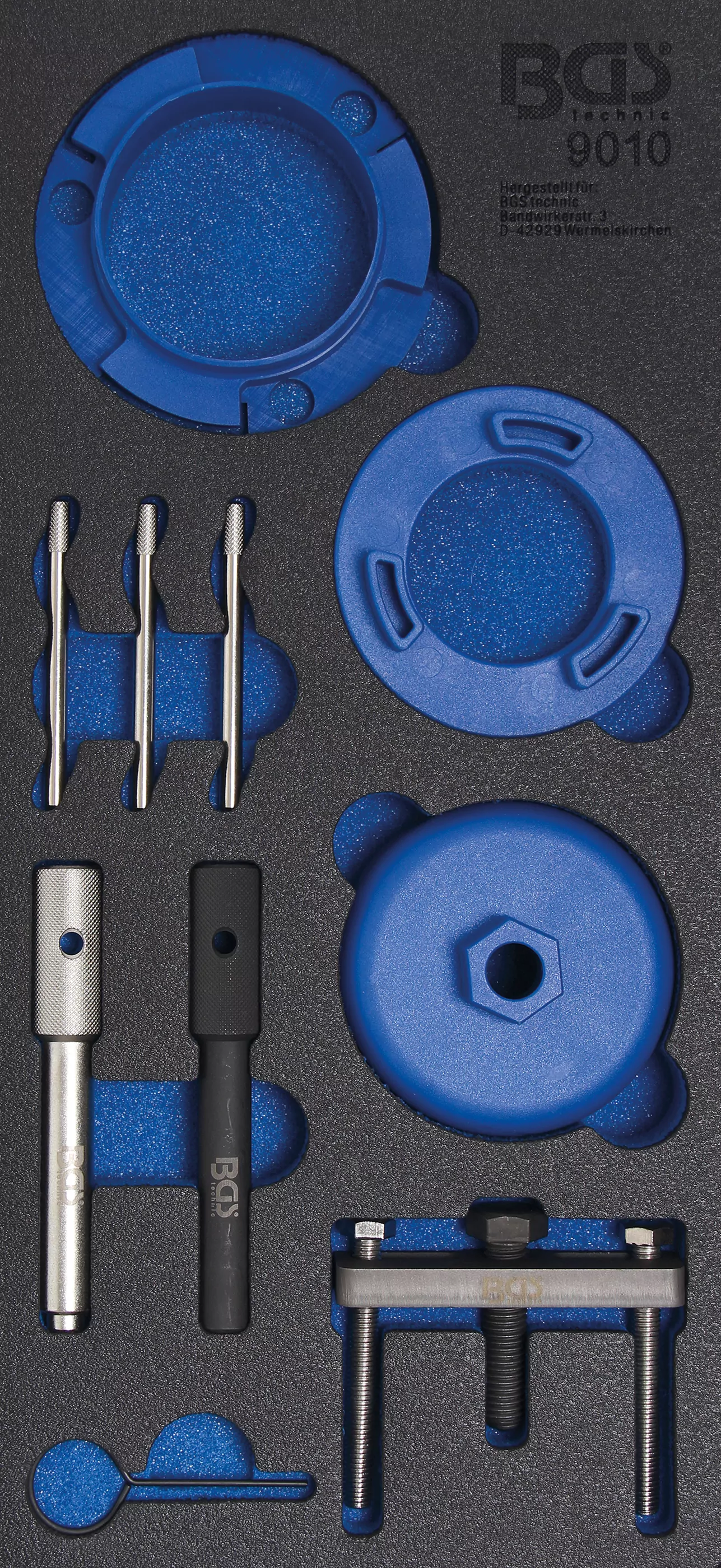 Werkstattwageneinlage 1/3: Motor-Einstellwerkzeug-Satz | für Jaguar, Land Rover, Ford, Citroën 2.0, 2.2, 2.4, 3.2 Diesel