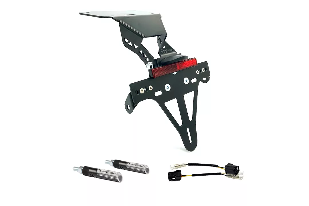 alpha Technik Kennzeichenhalter-Blinker-Kit IDEA für YZF-R3 / MT03 Modelljahr 2020- (Hinten)