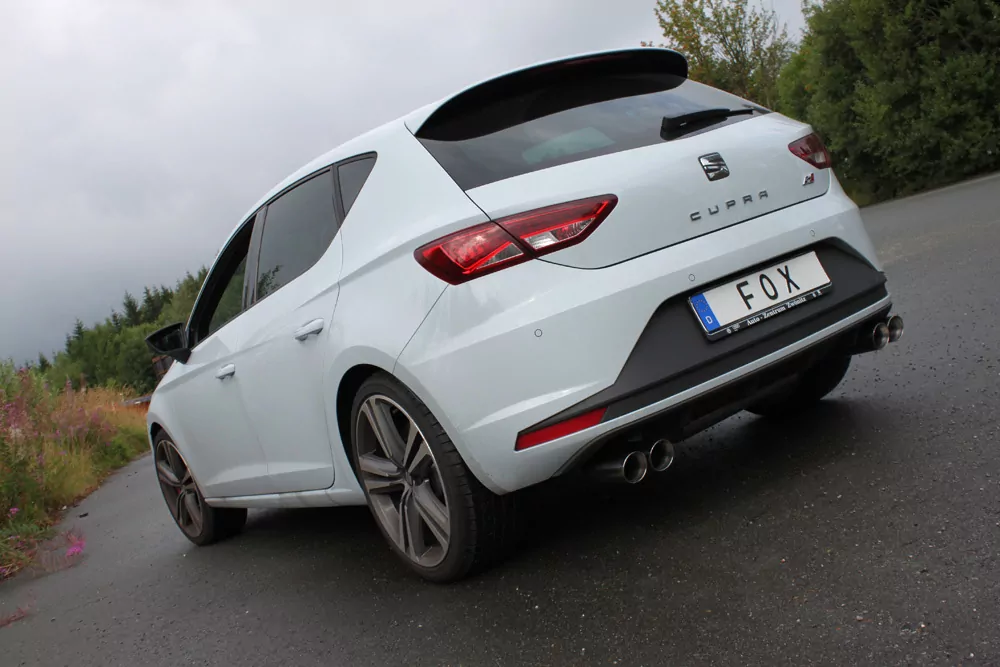 Seat Leon 5F Cupra  Endschalldämpfer Ausgang rechts/links - 2x80 Typ 25 rechts/links
