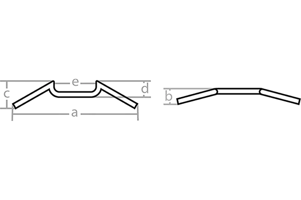 FEHLING M-Lenker, 7/8 Zoll, 69,4 cm, chrom