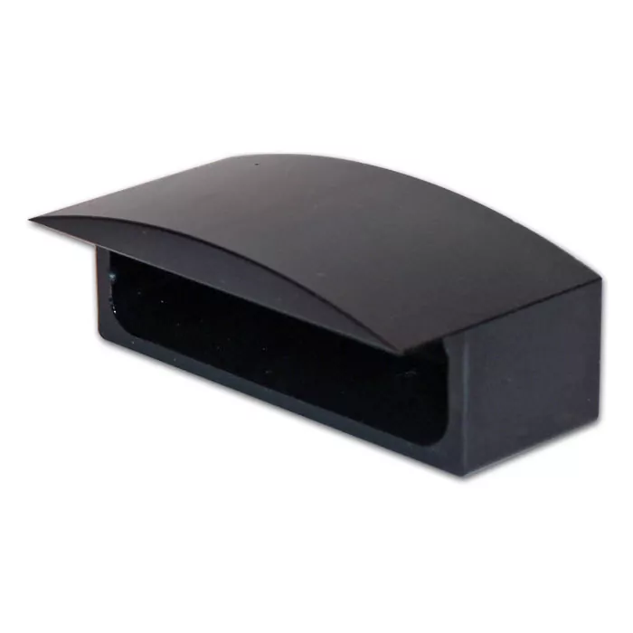 Gehäuse Für Led-kennzeichenbeleu. 284343 "ice", Schwarz, Alu