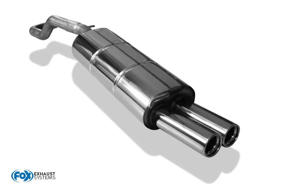 VW Golf IV  Endschalldämpfer - 2x76 Typ 13