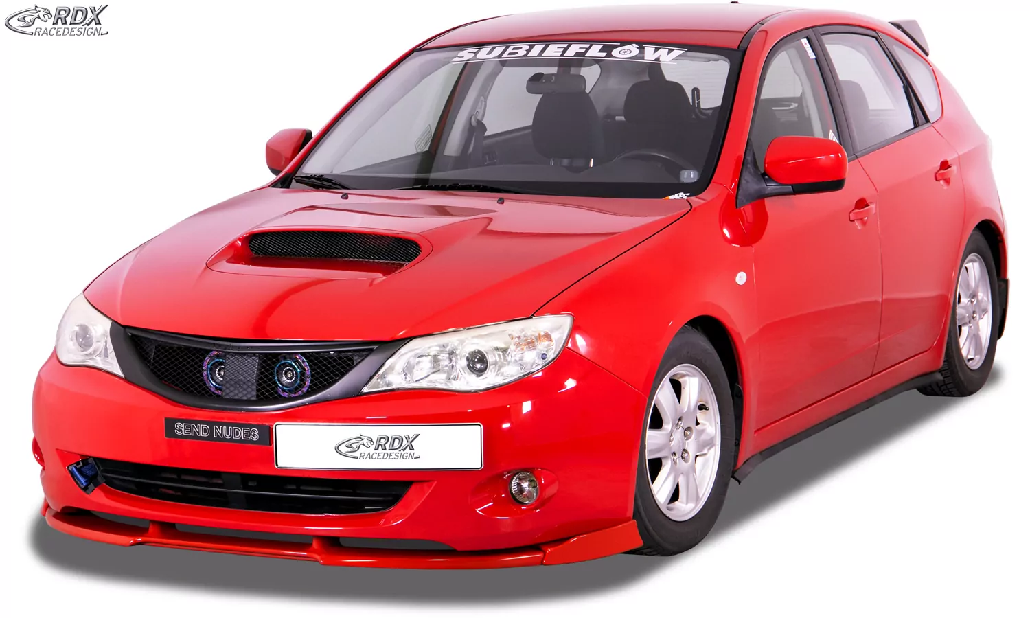 RDX Frontspoiler VARIO-X für SUBARU Impreza (GR) 2007-2011 Frontlippe Front Ansatz Vorne Spoilerlippe