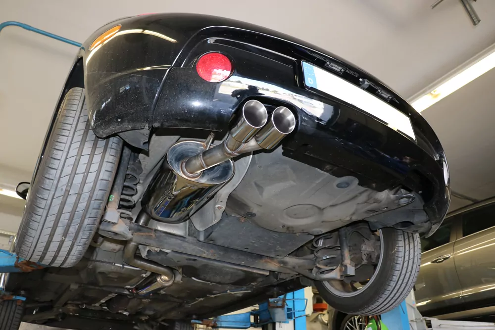 New Beetle 1C, 9C, 1Y - US-Version  Endschalldämpfer Ø63,5 - 2x76 Typ 25 für US-Modell