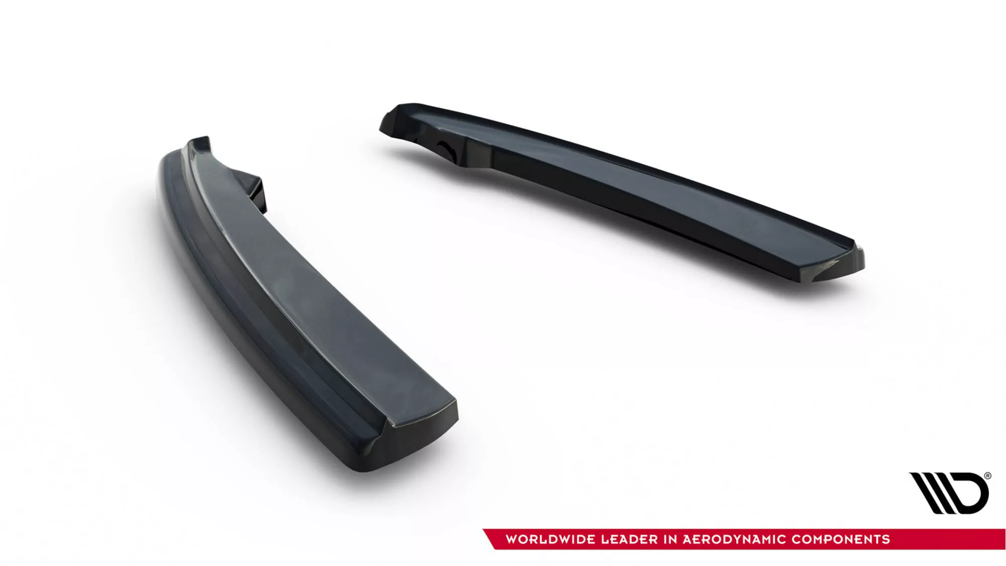 Heck Ansatz Flaps Diffusor Für Lexus LC 500 Schwarz Hochglanz