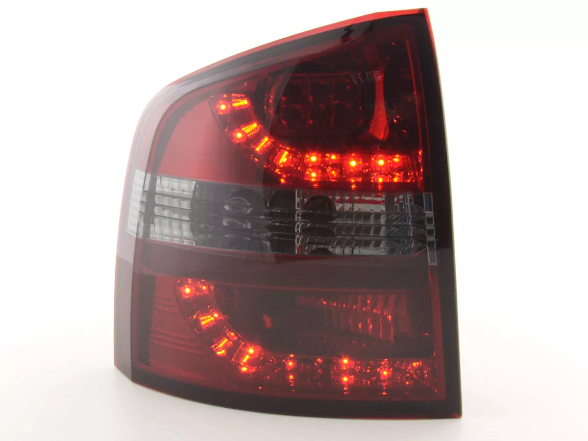 LED Rückleuchten Set Skoda Octavia Combi Typ 1Z Bj. 05-12 rot/schwarz