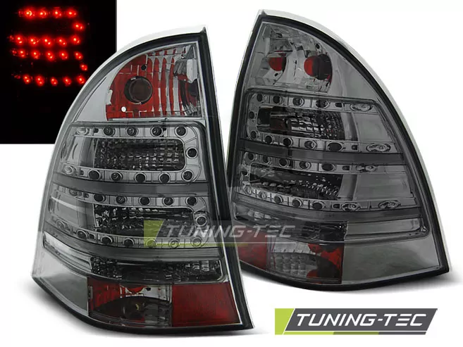 Led Tail Lights Smoke Fits Mercedes C-klasa W203 Kombi 00-07