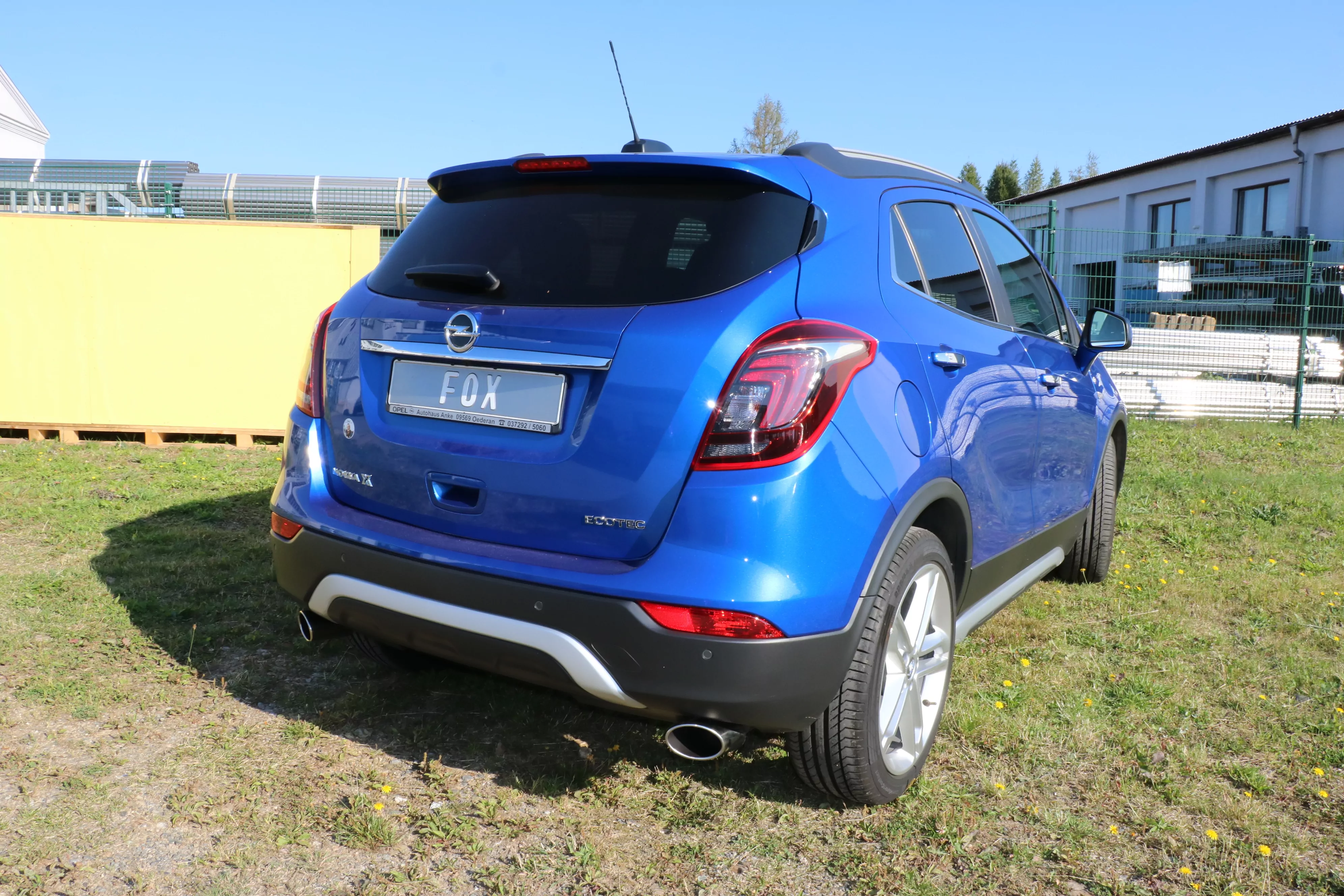 Opel Mokka 4x4 & 4x2  Endschalldämpfer rechts/links - 115x85 Typ 38 rechts/links