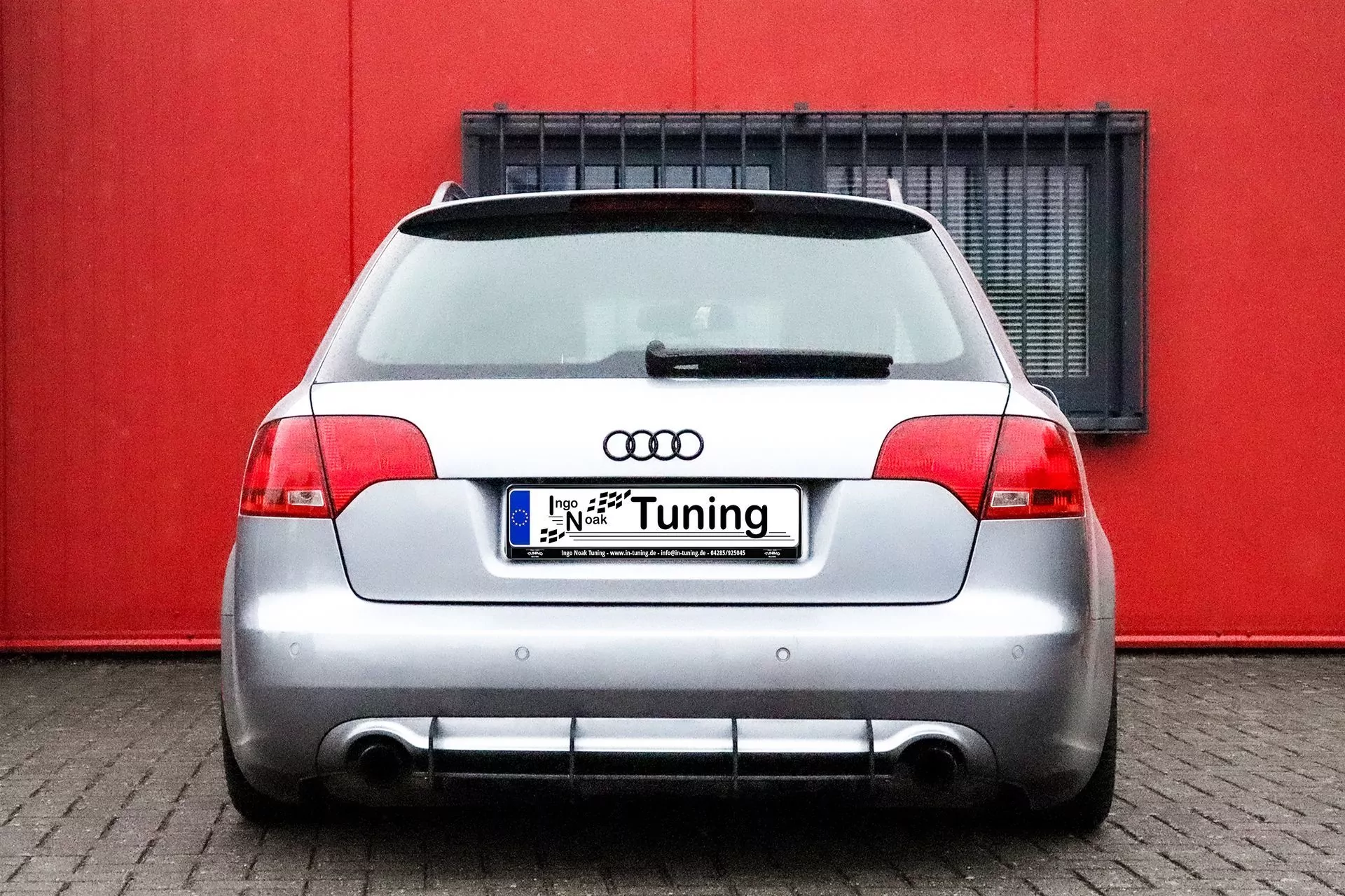 Heckansatz für Audi A4 B7 mit S-Line Duplex