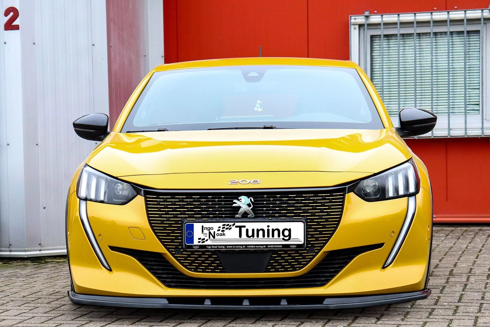 Cuplippe Frontspoilerlippe für Peugeot 208 II GT GT-Line