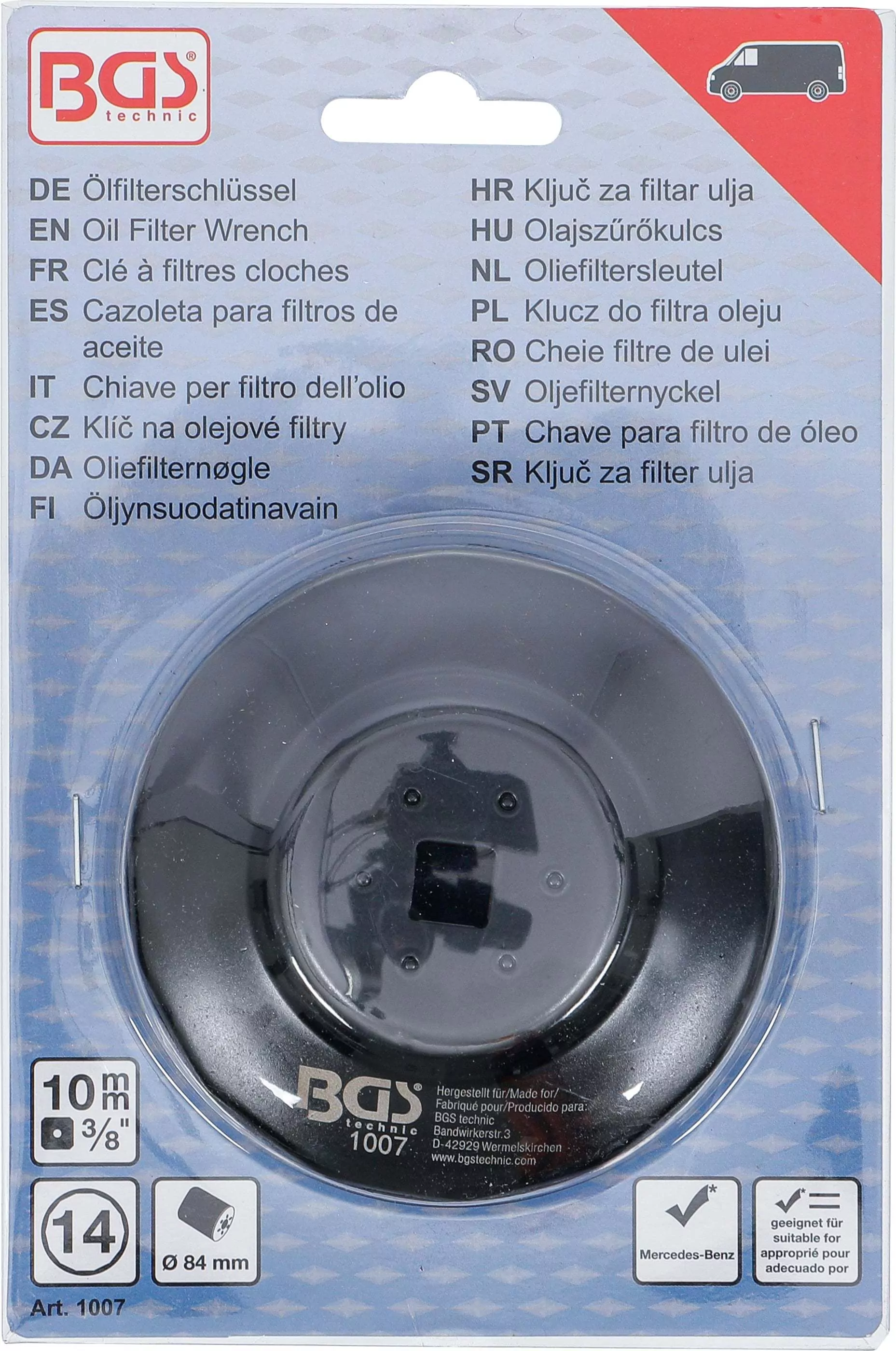 Ölfilterschlüssel | 14-kant | Ø 84 mm | für Mercedes-Benz