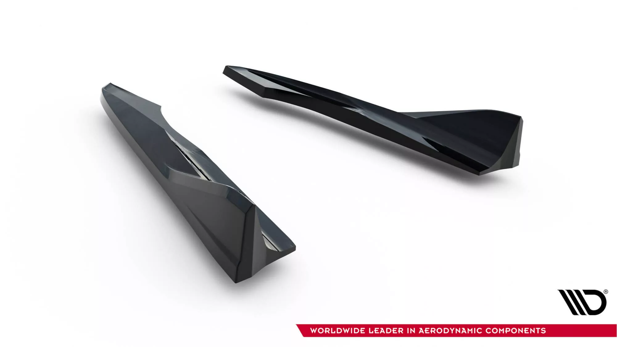 Heck Ansatz Flaps Diffusor V.2 Für Audi A3 Limousine 8V Facelift Schwarz Hochglanz