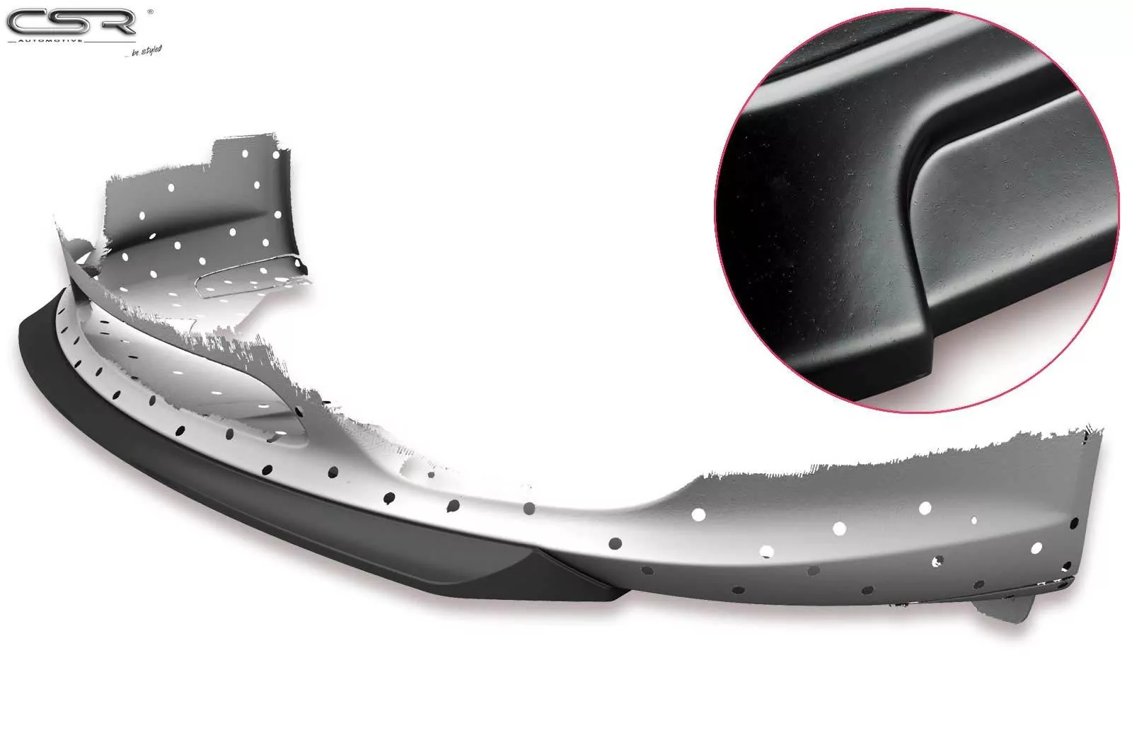 Cup-Spoilerlippe mit ABE für Porsche Boxster 987 Lackierfreundlich (schwarz matt)