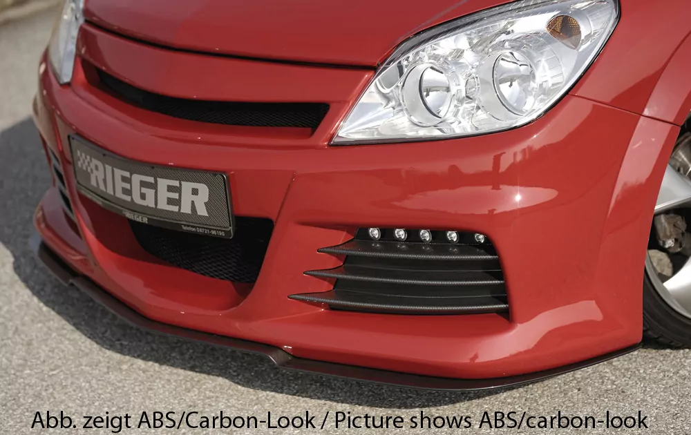 Rieger Spoilerschwert für Opel Astra H Twin-Top | Cabrio 09.05- für Spoilerstoßstange 51260/61/62/70/71/72