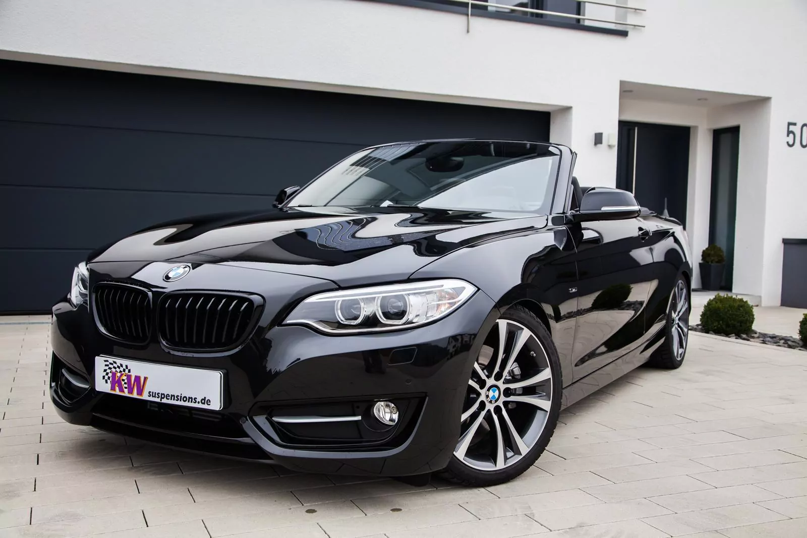 KW DDC - Plug & Play Gewindefahrwerk inox BMW 2er Coupe (F22, F87) 1C, M3 Allrad 10/2012-