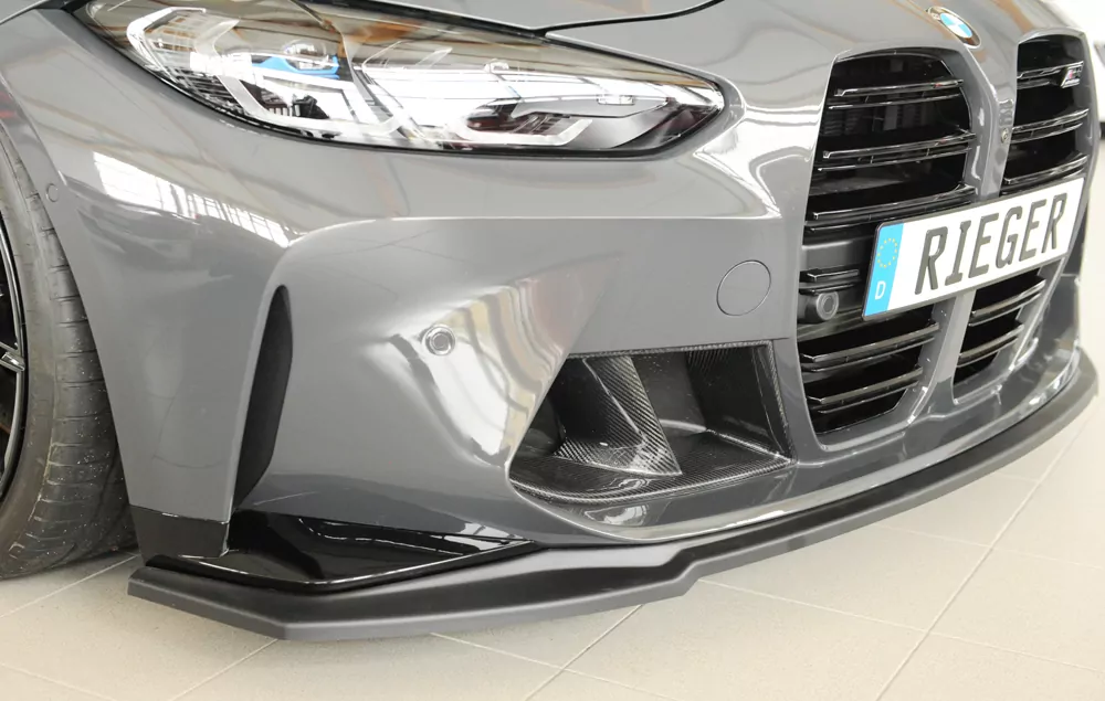 Rieger Spoilerschwert matt schwarz für BMW 4er G83 M4 (G234M) Cabrio 06.21-