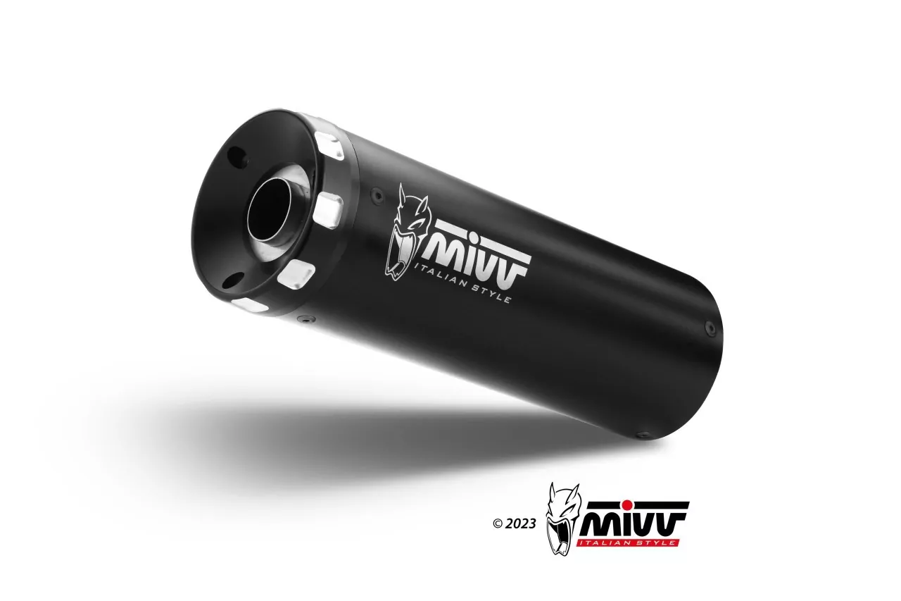 MIVV HR-1 Edelstahl Schwarz YAMAHA XSR 125 2022-2024