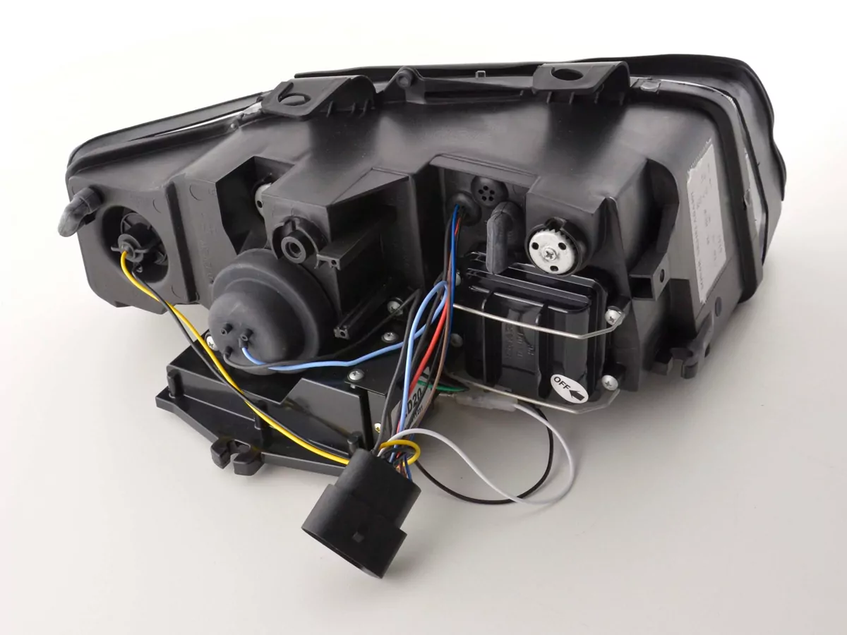 Scheinwerfer Set Daylight LED Tagfahrlicht Audi A4 Typ 8E Bj. 01-04 schwarz