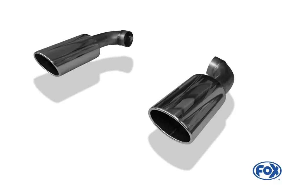 Audi Q7 - 4L  Endrohrpaar zum Aufstecken - 129x106 Typ 32 rechts/links