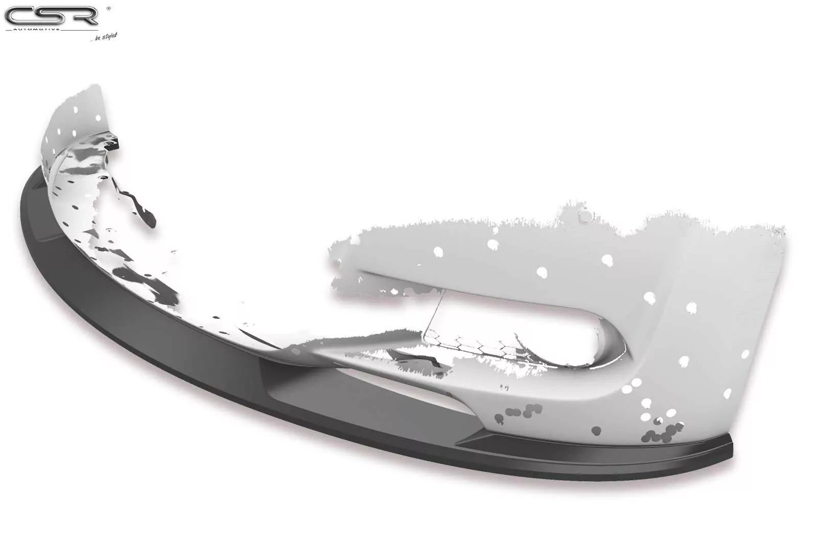 Cup-Spoilerlippe mit ABE für BMW 3er E92/E93 M-Paket CSL372-M Carbon Look (matt)