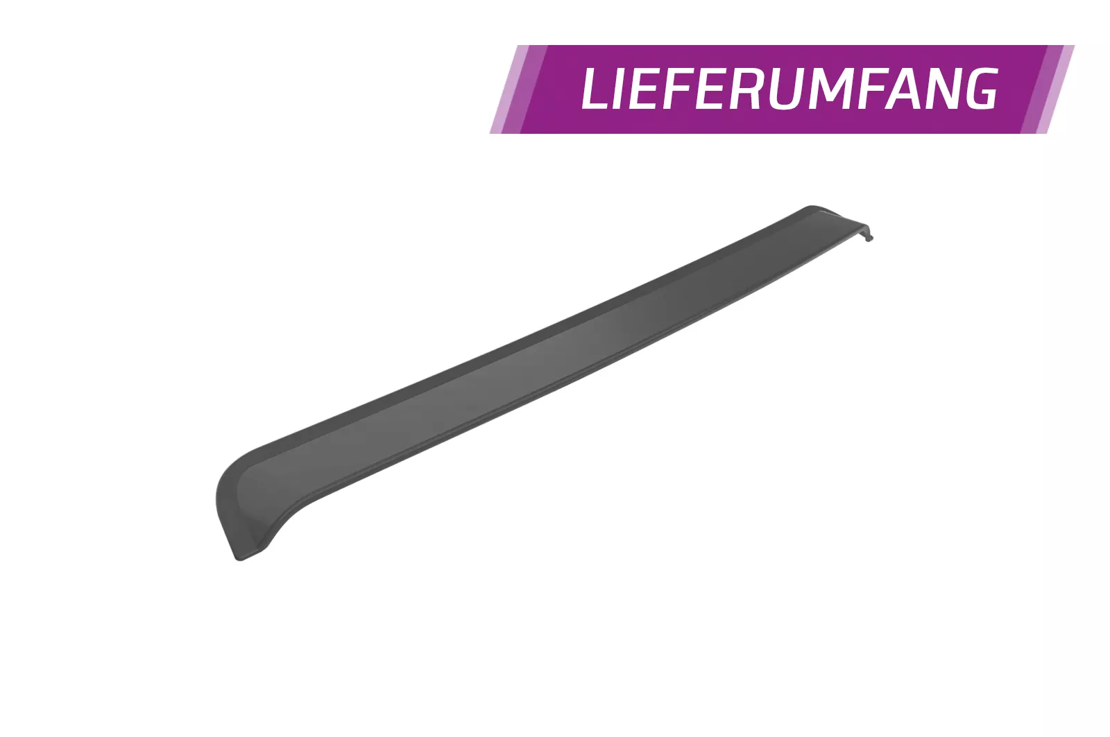 Heckscheibenblende für BMW 3er E36 Coupe HSB091 Schwarz Strukturiert