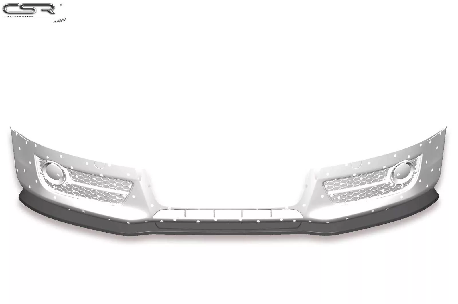 Cup-Spoilerlippe mit ABE für Audi A5 8T CSL378-M Carbon Look (matt)