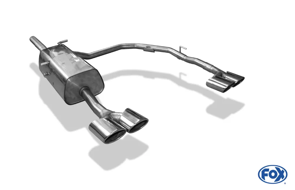 Citroen C4 - B7  Endschalldämpfer Ausgang rechts/links - 2x106x71 Typ 32 rechts/links