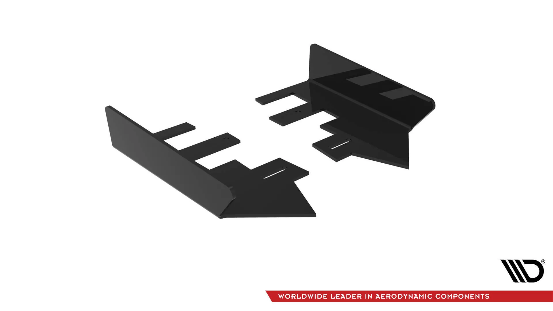 Hintere Seiten Flaps Für Hyundai I30 Fastback N-Line Mk3 Facelift Schwarz Hochglanz